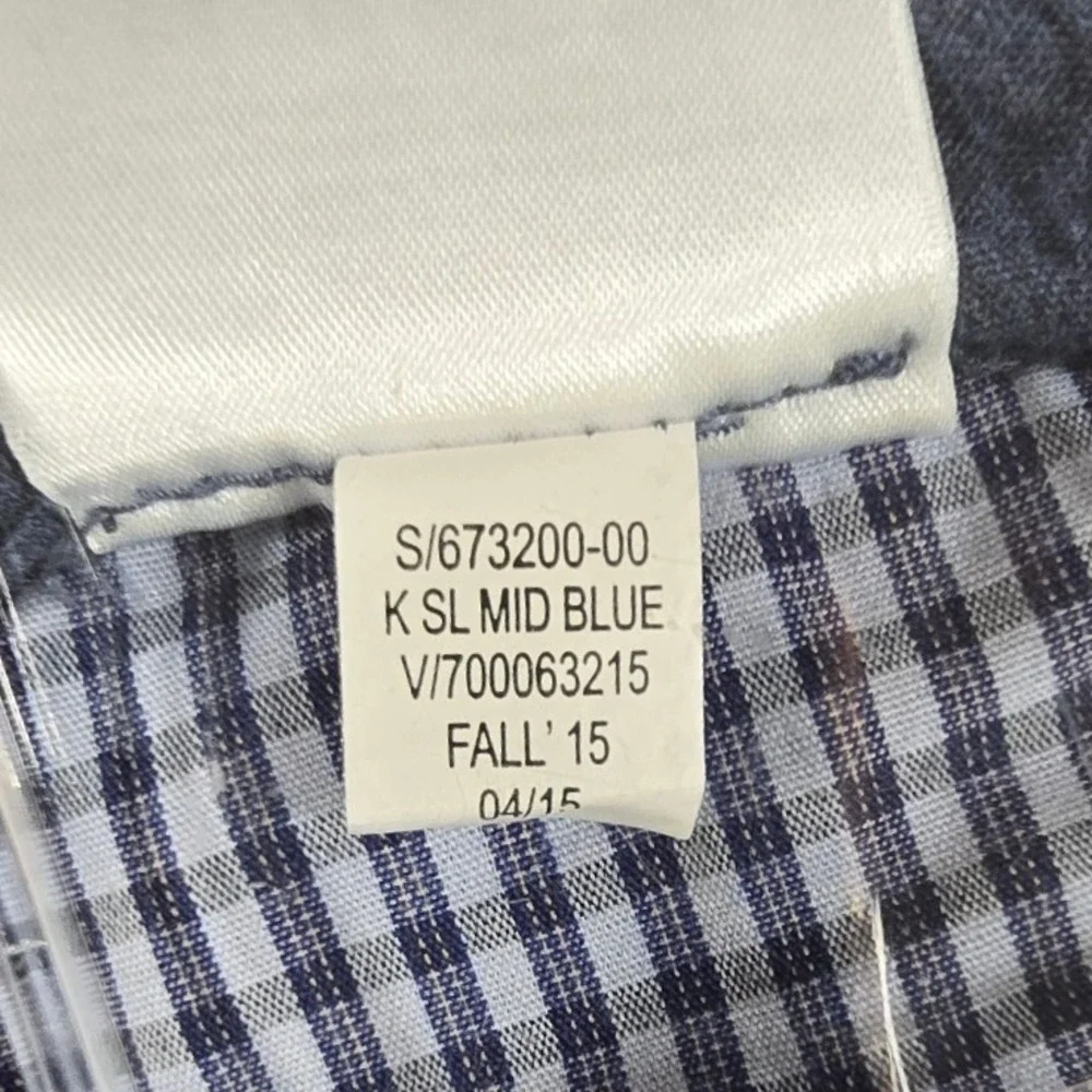 2015 DEADSTOCK NEW Banana Republic Men's Kentfield Pant Slim Fit Blue Size 36x30